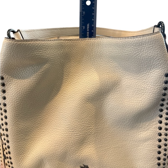 Coach NWOT  Cream Studded Hobo Bag - Picture 6 of 7